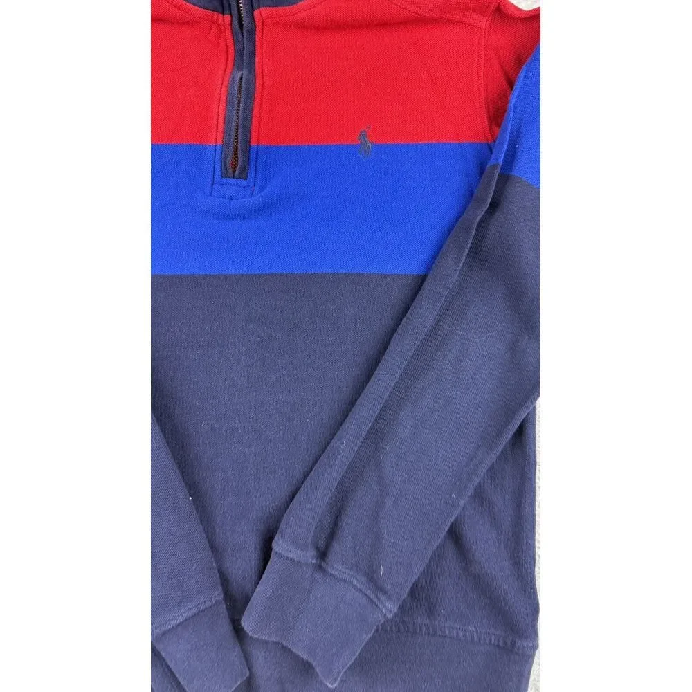 Ralph Lauren Polo 1/4 Zip Pullover Youth Size‎ Large
